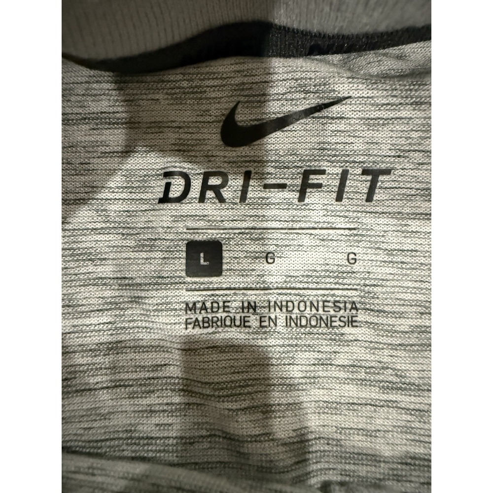 Men's Nike OU polo gray shirt size large Oklahoma Sooners - Picture 2 of 6